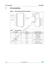 M74HC4851TTR Datasheet Page 2