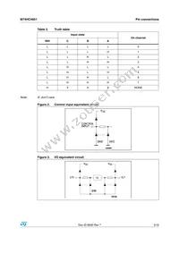 M74HC4851TTR Datasheet Page 3