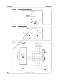 M74HC4852RM13TR Datasheet Page 3