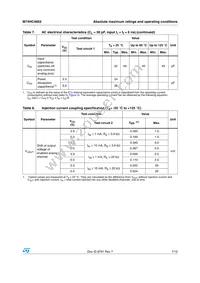 M74HC4852RM13TR Datasheet Page 7
