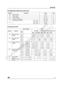 M74HC51RM13TR Datasheet Page 3
