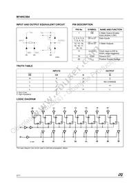 M74HC564B1R Datasheet Page 2