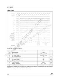 M74HC592TTR Datasheet Page 4