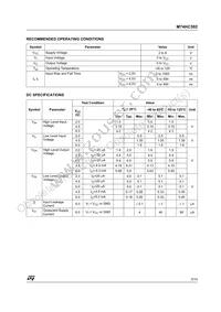 M74HC592TTR Datasheet Page 5