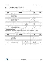 M74HC595TTR Datasheet Page 7