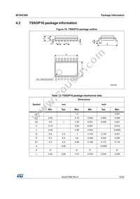 M74HC595TTR Datasheet Page 19