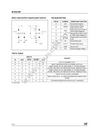 M74HC597B1R Datasheet Page 2