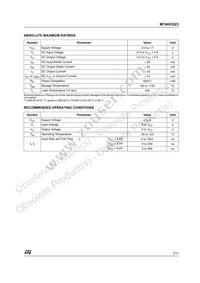 M74HC623B1R Datasheet Page 3
