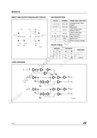 M74HC75TTR Datasheet Page 2