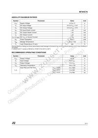 M74HC76M1R Datasheet Page 3