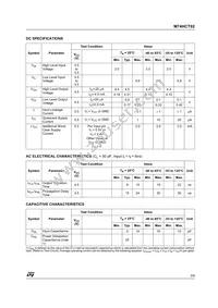 M74HCT02B1R Datasheet Page 3