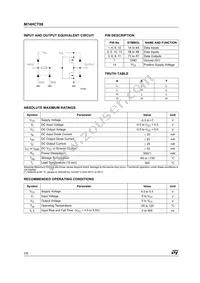 M74HCT08RM13TR Datasheet Page 2