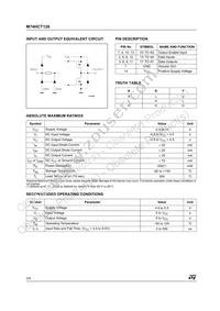 M74HCT126B1R Datasheet Page 2