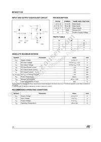 M74HCT132TTR Datasheet Page 2