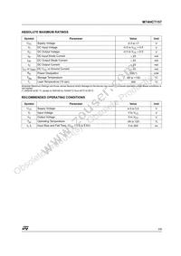 M74HCT157RM13TR Datasheet Page 3