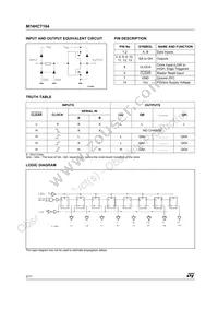 M74HCT164RM13TR Datasheet Page 2