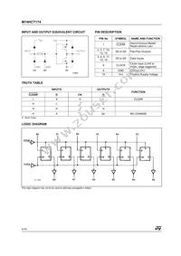 M74HCT174RM13TR Datasheet Page 2
