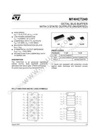 M74HCT240B1R Datasheet Cover