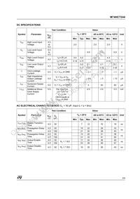 M74HCT244TTR Datasheet Page 3