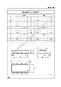 M74HCT245B1R Datasheet Page 7