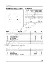 M74HCT367RM13TR Datasheet Page 2