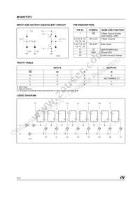 M74HCT373B1R Datasheet Page 2