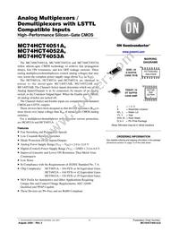 M74HCT4053ADTR2G Datasheet Cover