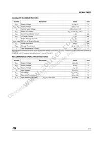 M74HCT4053RM13TR Datasheet Page 3