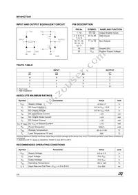 M74HCT540RM13TR Datasheet Page 2