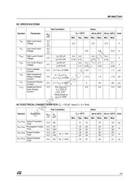 M74HCT540RM13TR Datasheet Page 3