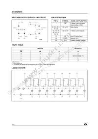 M74HCT573B1R Datasheet Page 2
