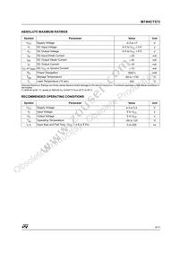 M74HCT573B1R Datasheet Page 3