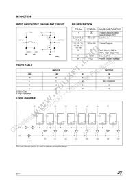 M74HCT574RM13TR Datasheet Page 2