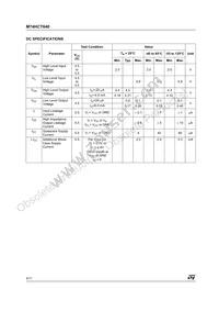 M74HCT640B1R Datasheet Page 4