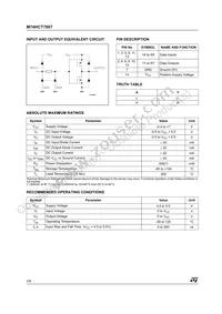 M74HCT7007RM13TR Datasheet Page 2