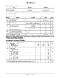 M74LCX16245DTR2G Datasheet Page 3