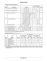 M74LCX16245DTR2G Datasheet Page 4