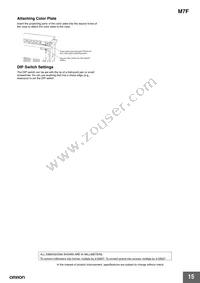 M7F-3N1GT Datasheet Page 15