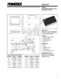 M81701FP Datasheet Cover