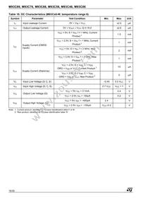 M93C56-RDS6TG Datasheet Page 16