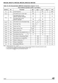 M93C56-RDS6TG Datasheet Page 18