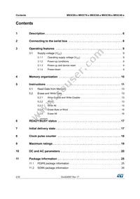 M93C66-RMB6TG Datasheet Page 2
