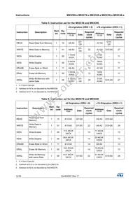 M93C66-RMB6TG Datasheet Page 12