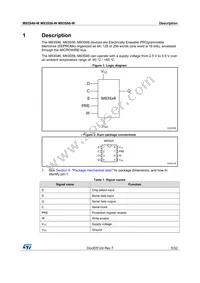 M93S66-WMN6T Datasheet Page 5