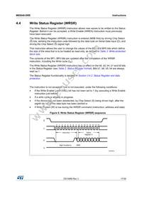 M95040-DRDW8TP/K Datasheet Page 17