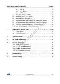 M95160-RCS6TP/S Datasheet Page 3