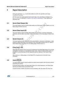M95160-RCS6TP/S Datasheet Page 9