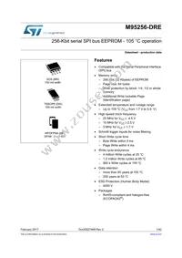 M95256-DRMN8TP/K Datasheet Cover