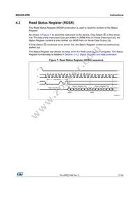 M95256-DRMN8TP/K Datasheet Page 17