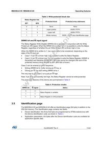 M95256-DWDW4TP/K Datasheet Page 13